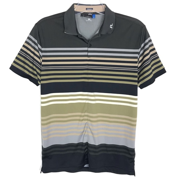 J. Lindeberg Other - J. Lindeberg men's striped short sleeve polo shirt